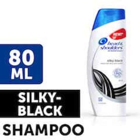 Head & Shoulders Shampoo Silky Black 80 Ml